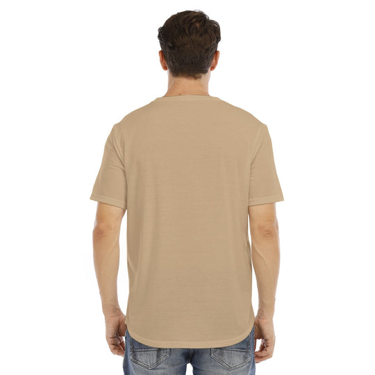 Men's Short Sleeve Rounded Hem T-shirt