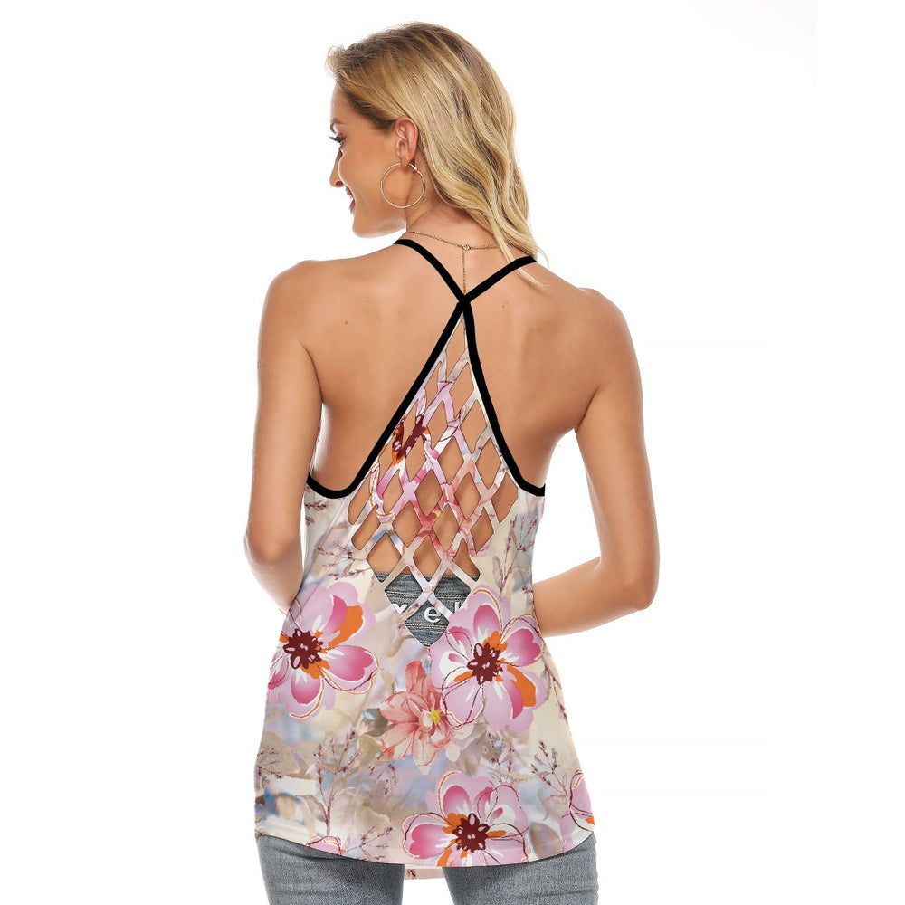 Women's Criss-Cross Open Back Tank Top