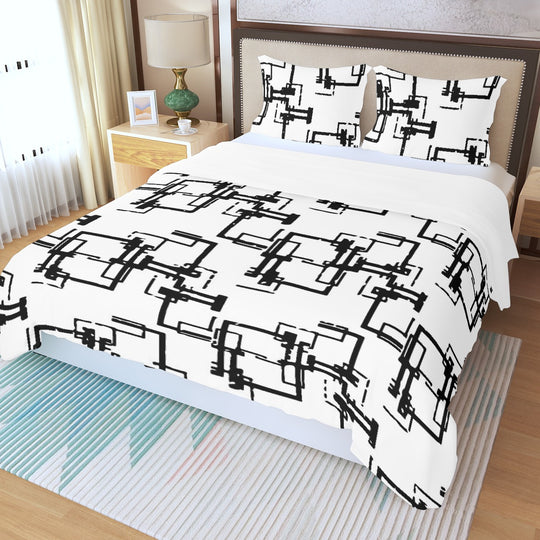 Three Piece Duvet Cover Set