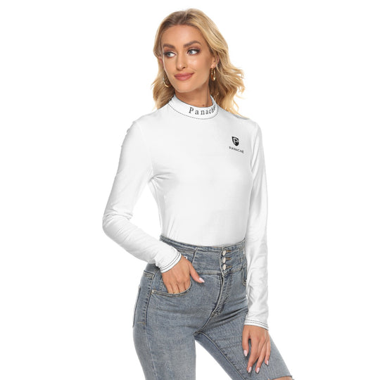 Women's Stretchable Turtleneck Top