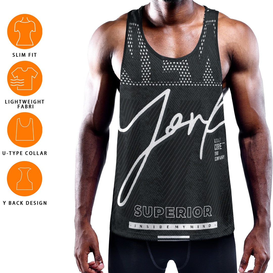 Men's Slim Y-Back Muscle Tank Top