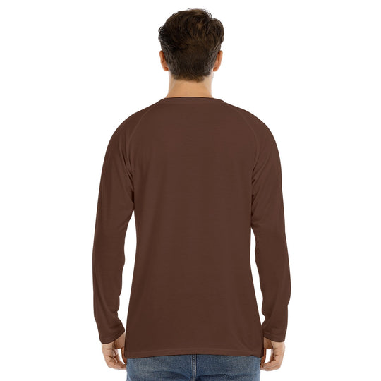 Men's Long Sleeve T-shirt With Raglan Sleeve