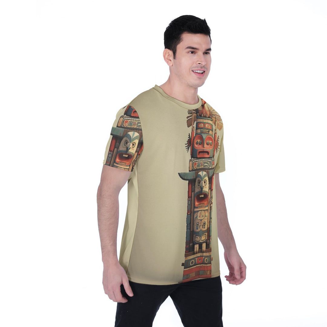 Men's Round Neck T-shirt | Birdseye