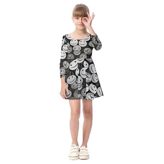 Kid's Long Sleeve Dress