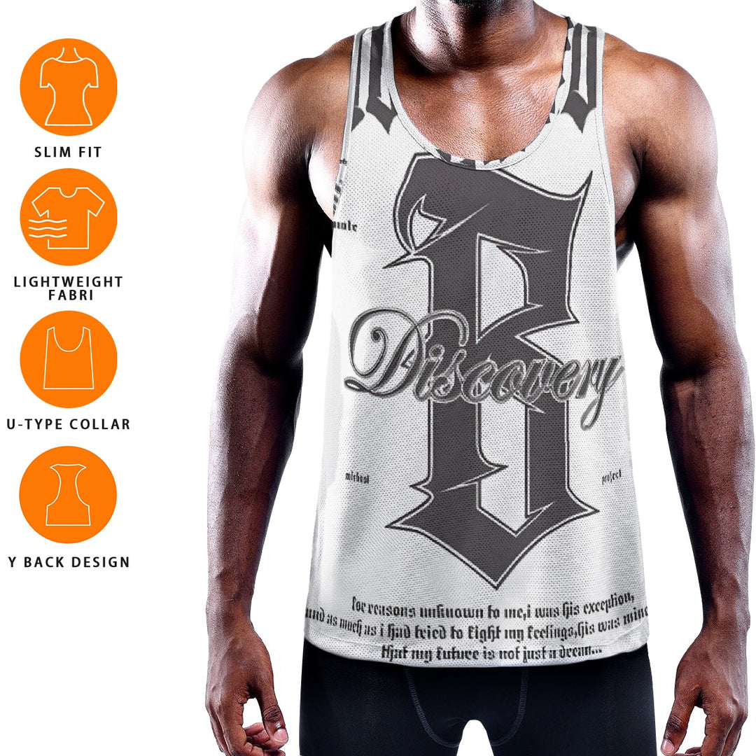 Men's Slim Y-Back Muscle Tank Top