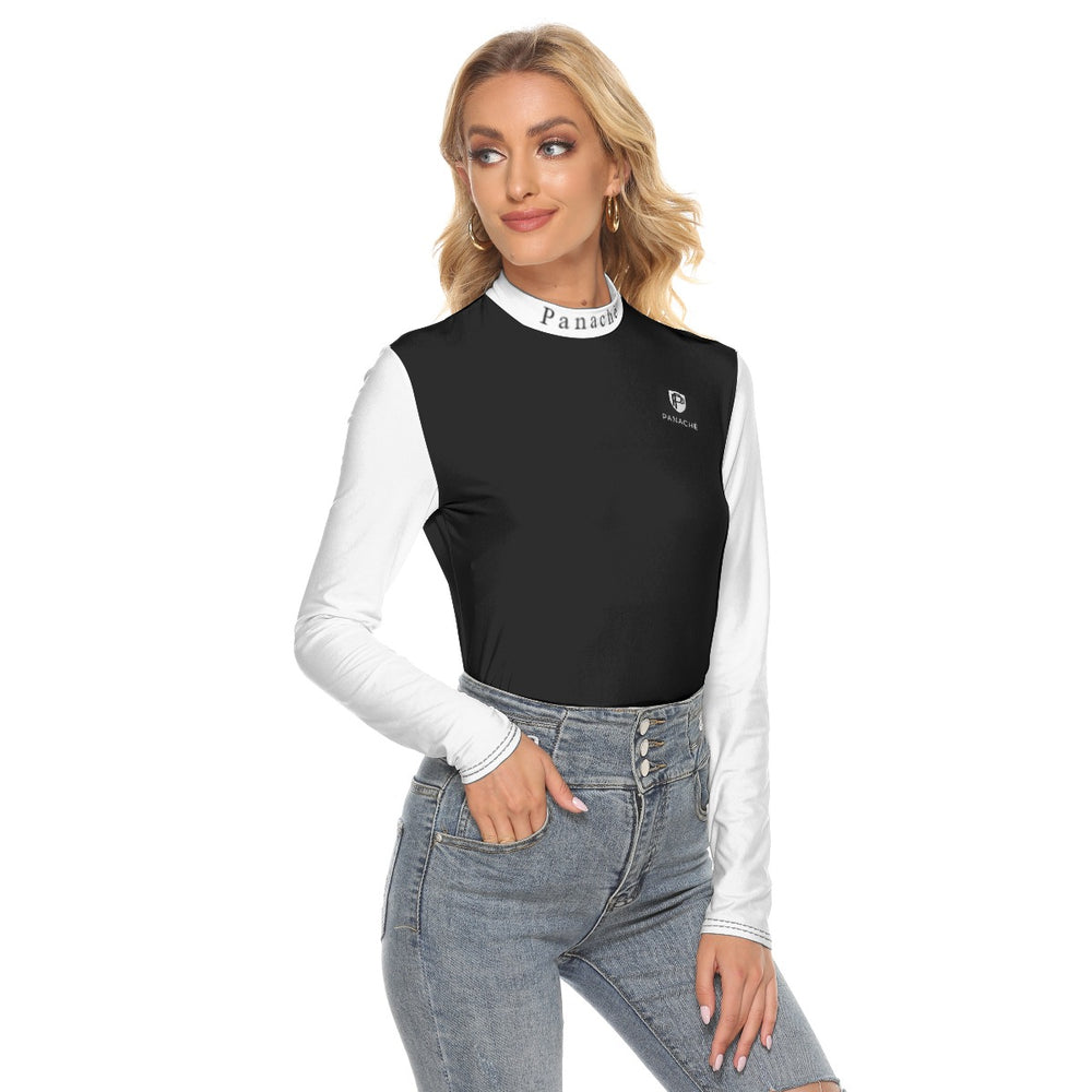 Women's Stretchable Turtleneck Top