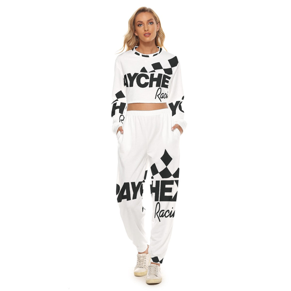 Women's Crop Sweatshirt Suit