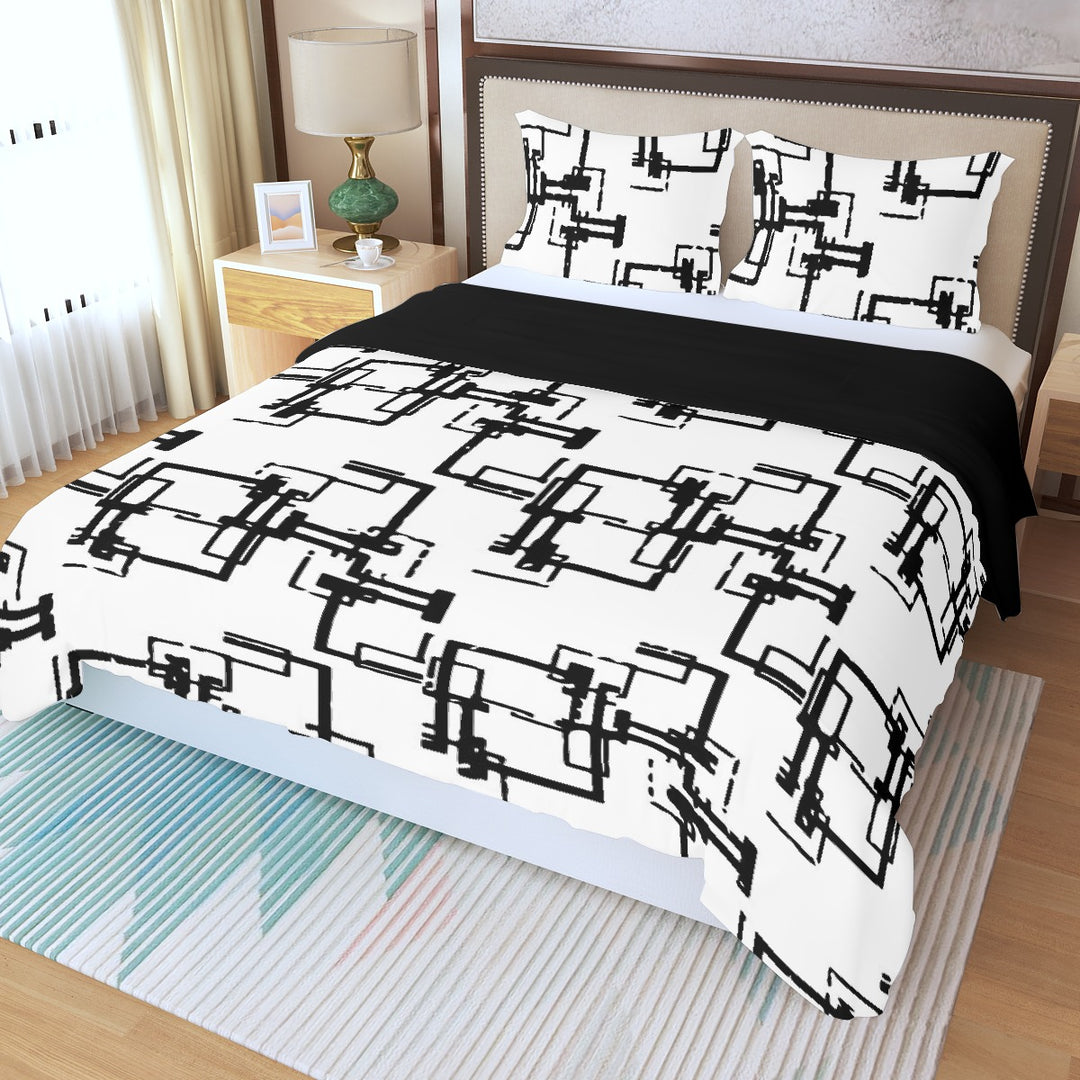 Three Piece Duvet Cover Set