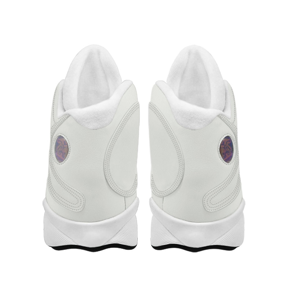 Curved Basketball Shoes With Thick Soles