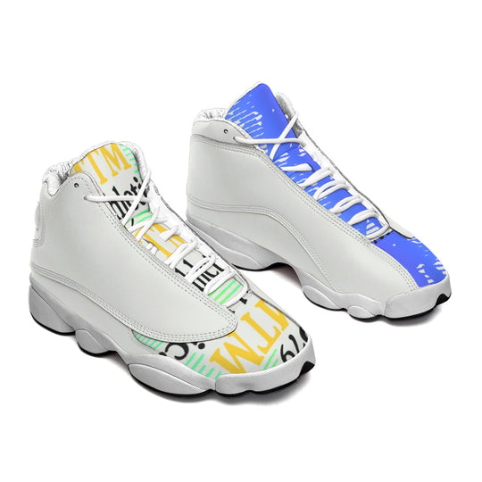 Curved Basketball Shoes With Thick Soles