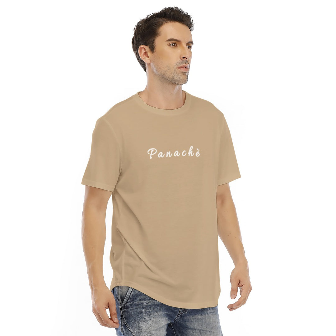 Men's Short Sleeve Rounded Hem T-shirt
