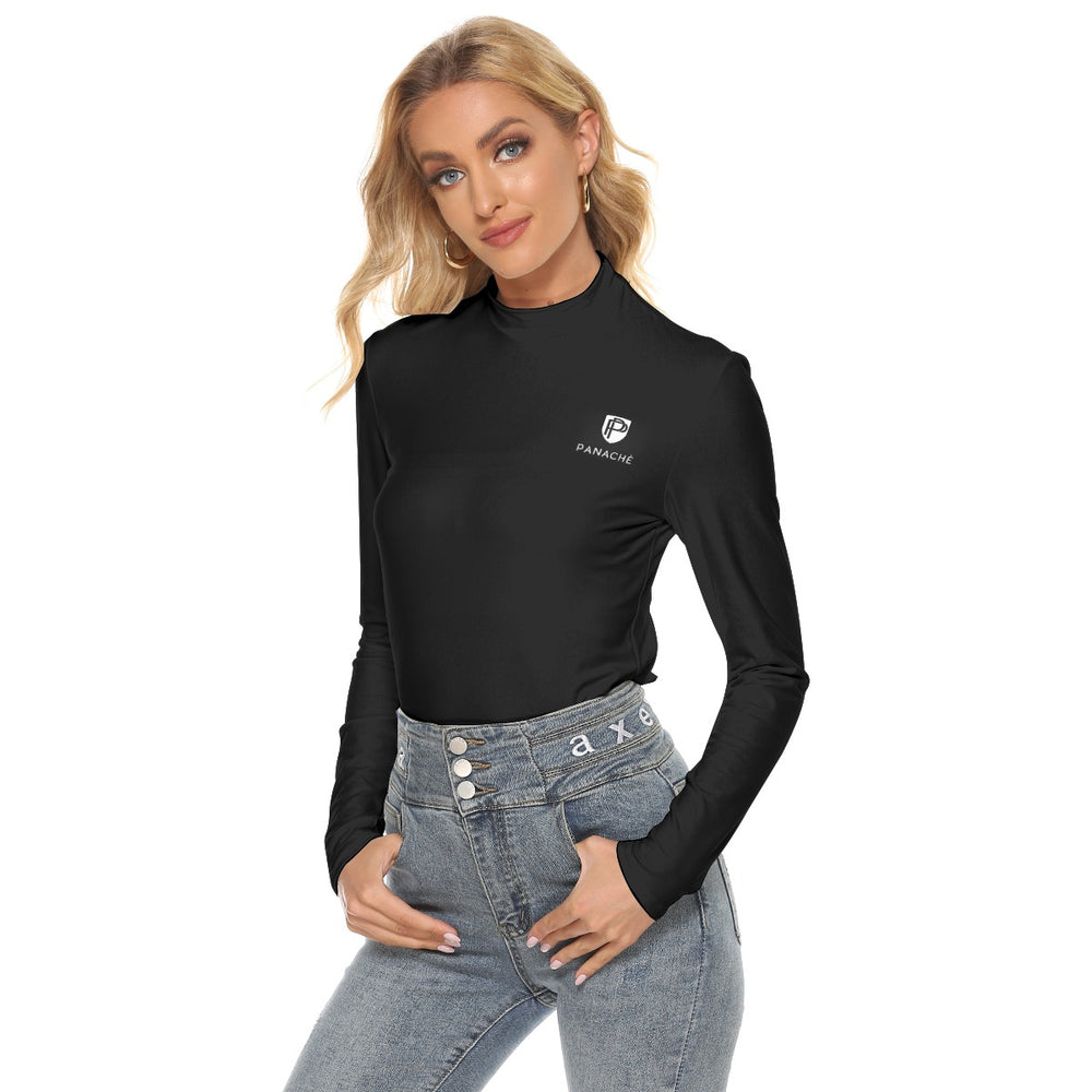 Women's Stretchable Turtleneck Top