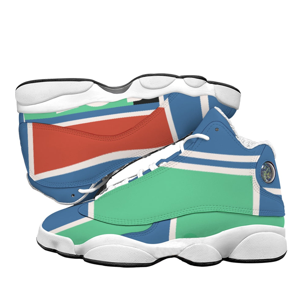 Curved Basketball Shoes With Thick Soles