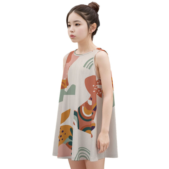 Kid's Long Sleeve Dress | 180GSM Cotton