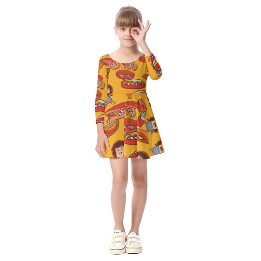 Kid's Long Sleeve Dress