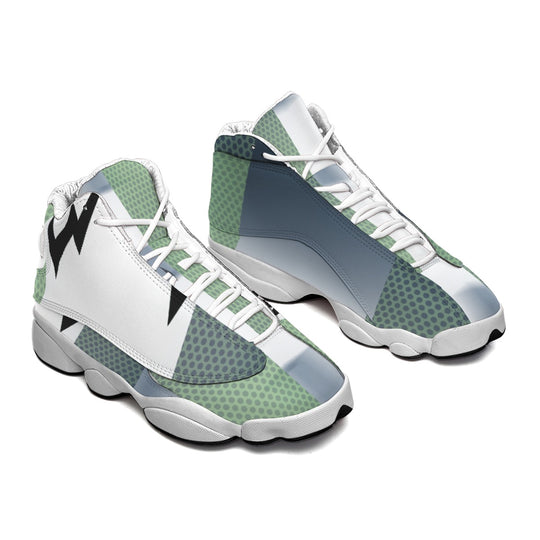 Curved Basketball Shoes With Thick Soles