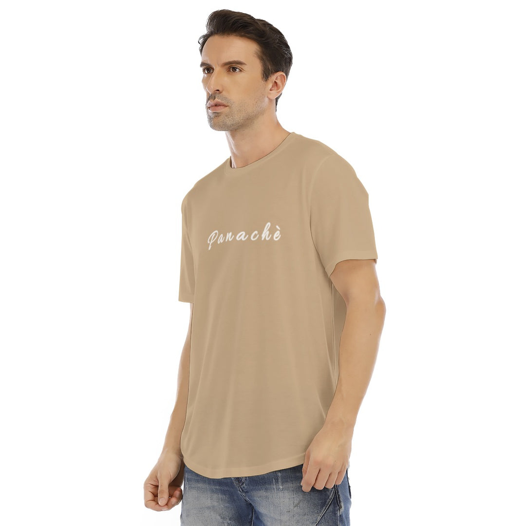 Men's Short Sleeve Rounded Hem T-shirt