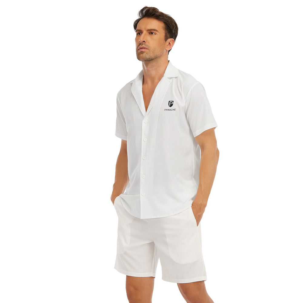 Men's Deep V-neck Short Sleeve T-shirt