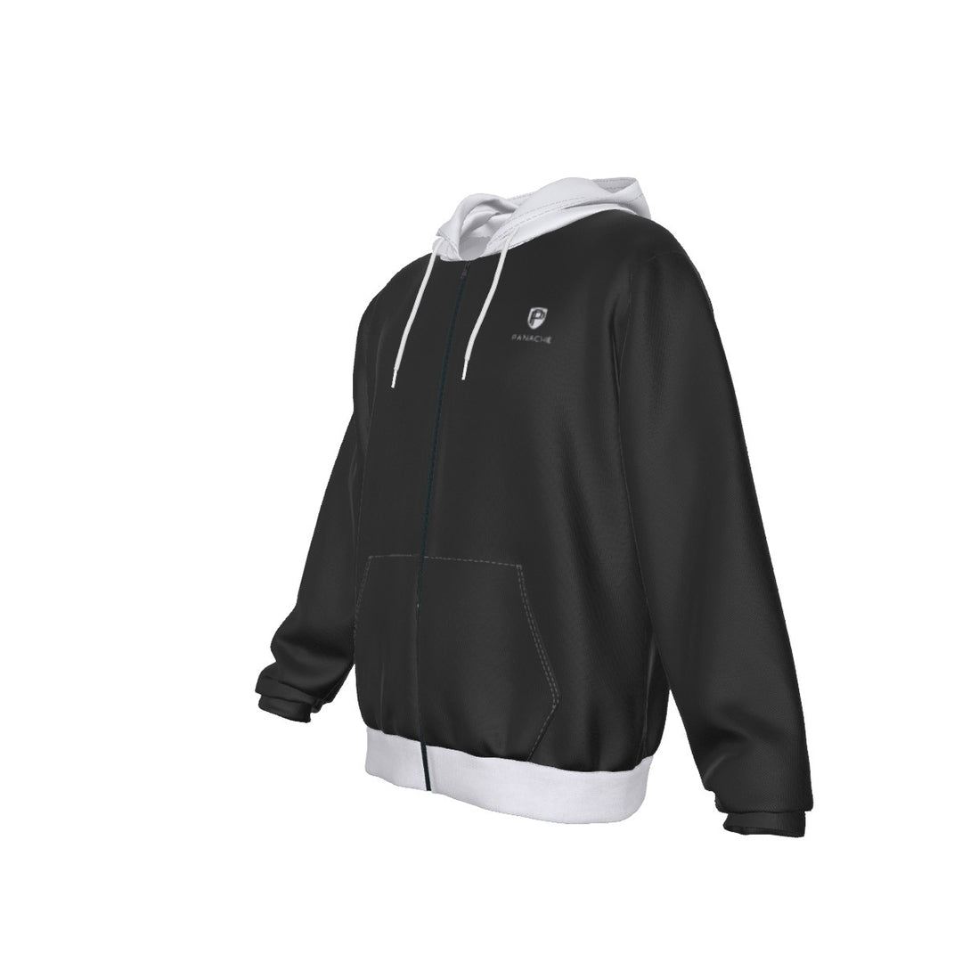 Thick Zipper Hoodie with Double Sides Design Hoods