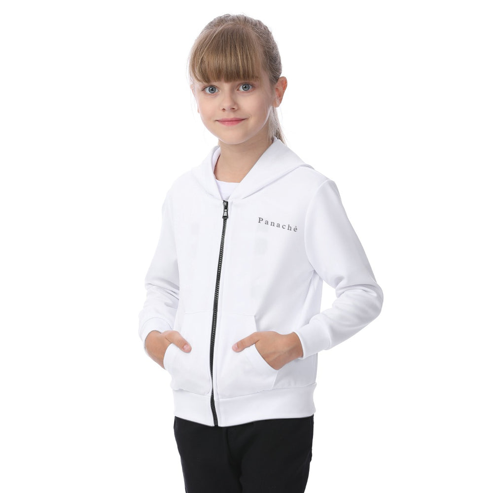 Kid's Zip-up Hoodie with Patch Pocket