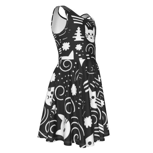 Kid's Sleeveless Vest Dress