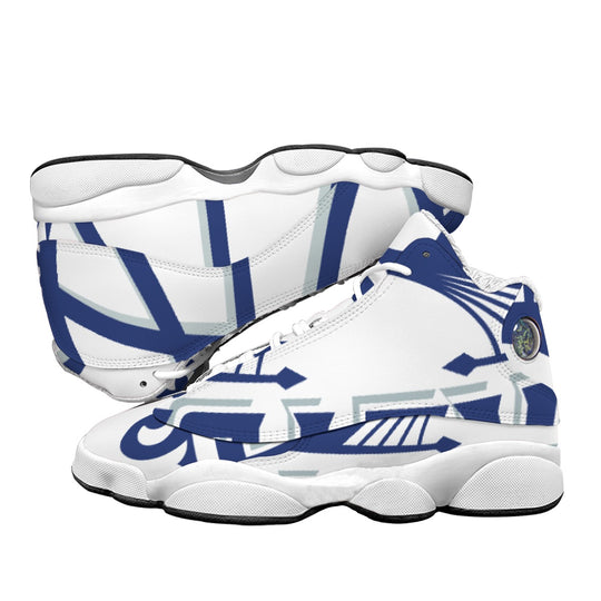 Curved Basketball Shoes With Thick Soles