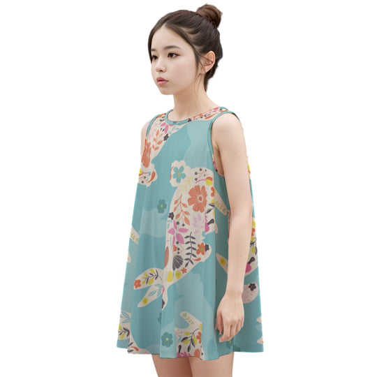 Kid's Long Sleeve Dress | 180GSM Cotton