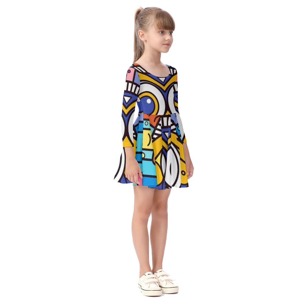 Kid's Long Sleeve Dress