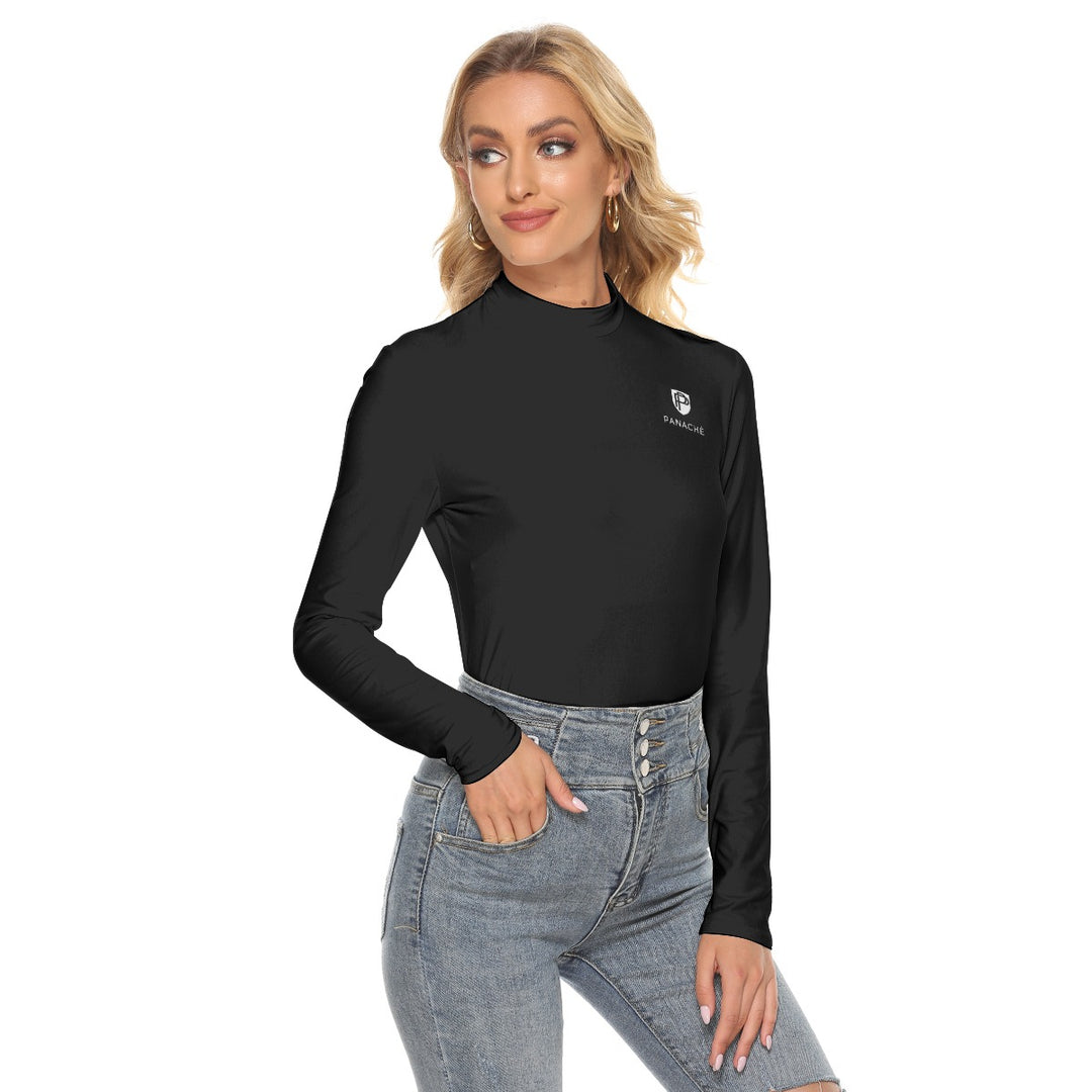 Women's Stretchable Turtleneck Top