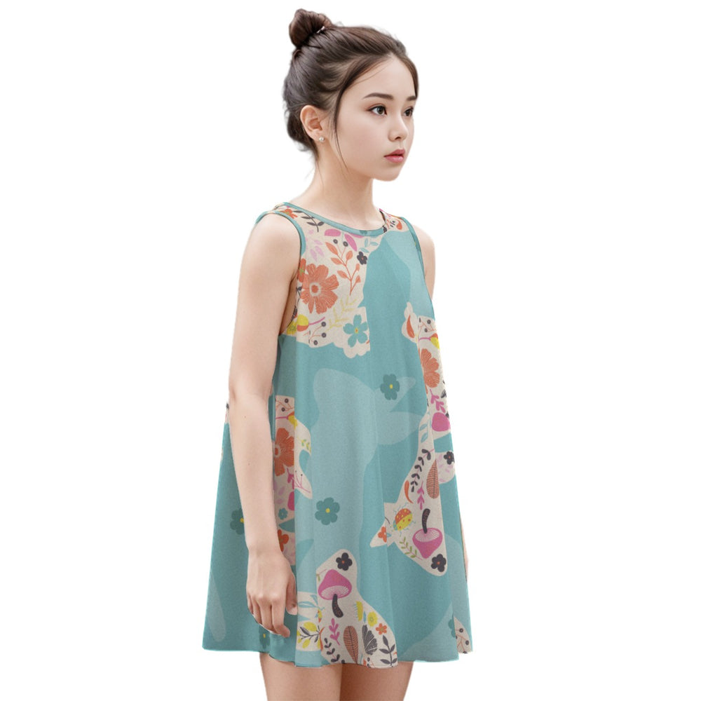 Kid's Long Sleeve Dress | 180GSM Cotton