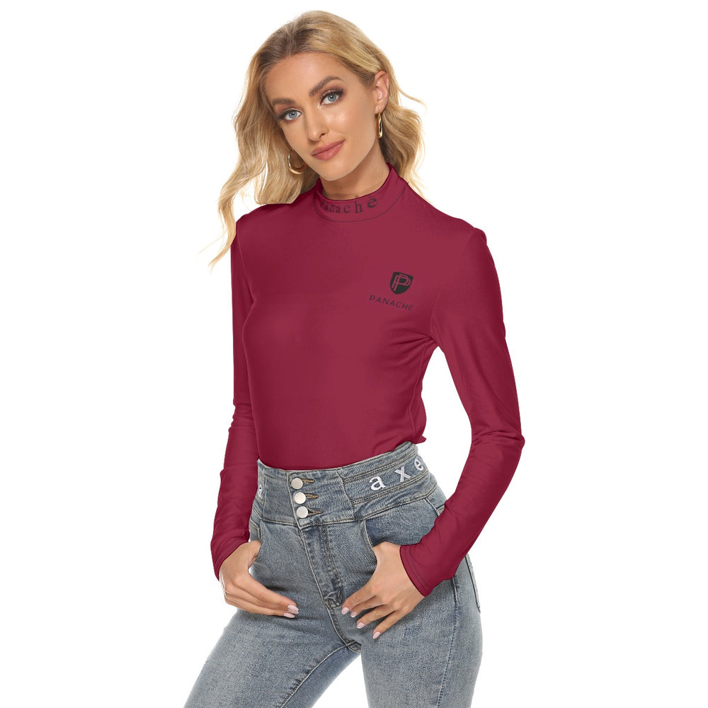 Women's Stretchable Turtleneck Top