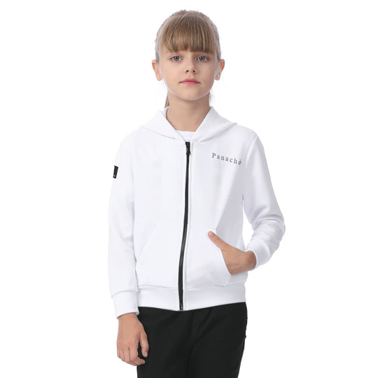 Kid's Zip-up Hoodie with Patch Pocket