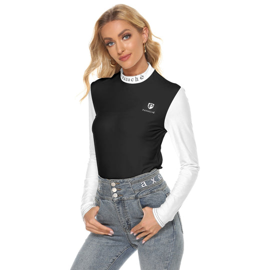 Women's Stretchable Turtleneck Top