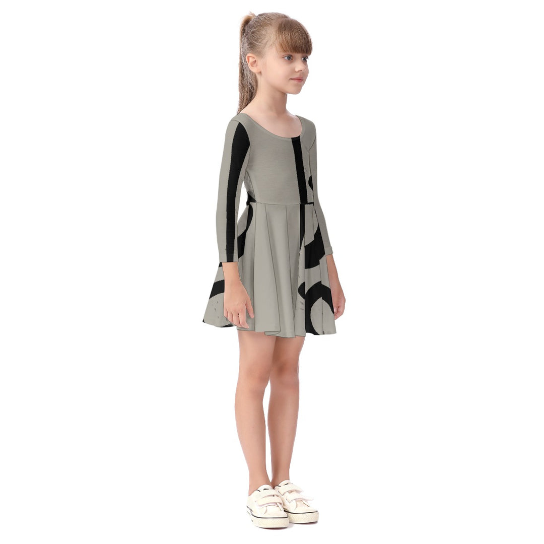 Kid's Long Sleeve Dress