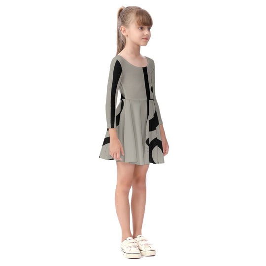 Kid's Long Sleeve Dress