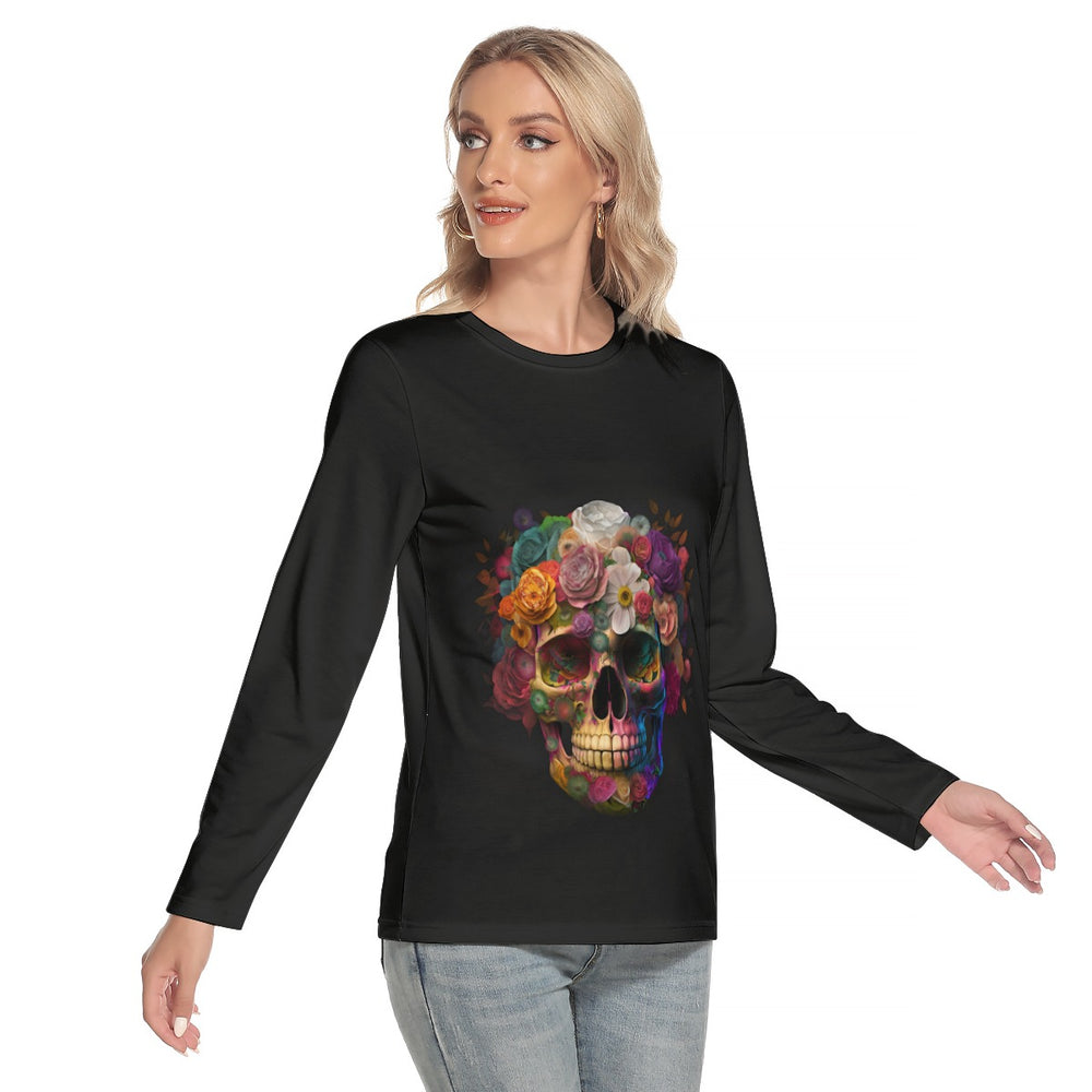 Women's Round neck Long Sleeve T-shirt