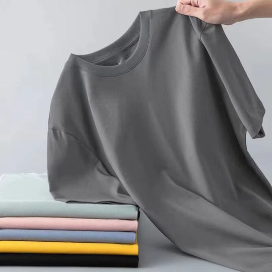 Unisex Color Short-sleeved T-shirt 100% Milk Fiber