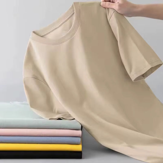 Unisex Color Short-sleeved T-shirt 100% Milk Fiber