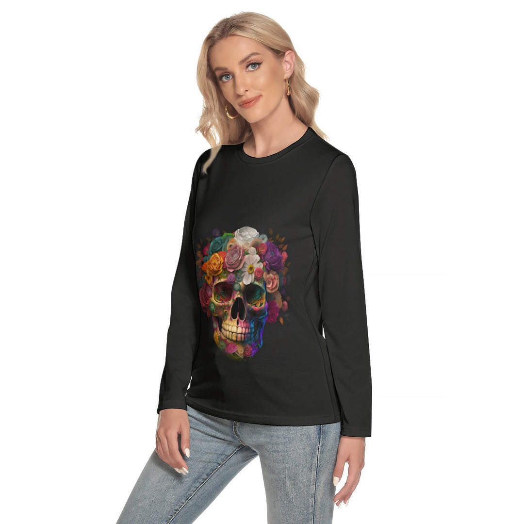 Women's Round neck Long Sleeve T-shirt