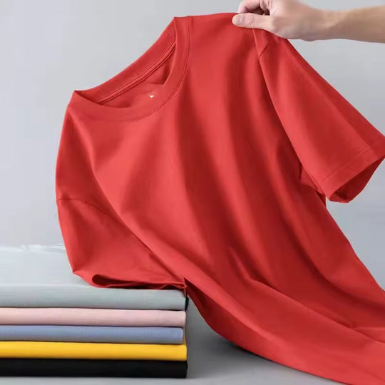 Unisex Color Short-sleeved T-shirt 100% Milk Fiber