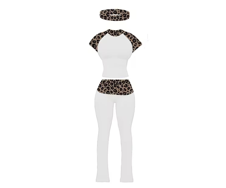 Cheetah Yoga Set
