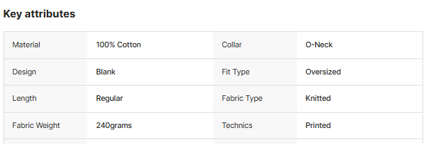 Round Cotton T-Shirt