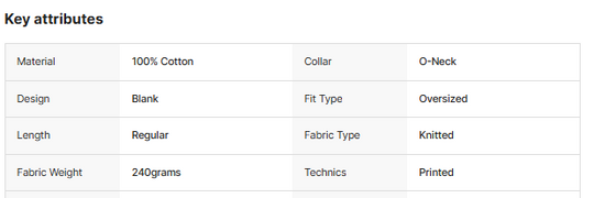 Round Cotton T-Shirt