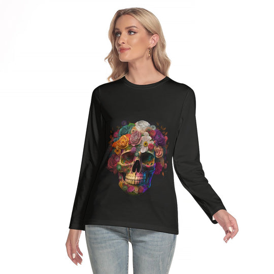 Women's Round neck Long Sleeve T-shirt