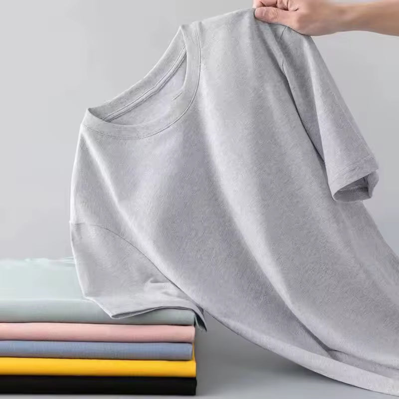 Unisex Color Short-sleeved T-shirt 100% Milk Fiber