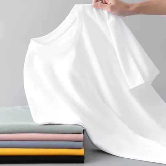 Unisex Color Short-sleeved T-shirt 100% Milk Fiber