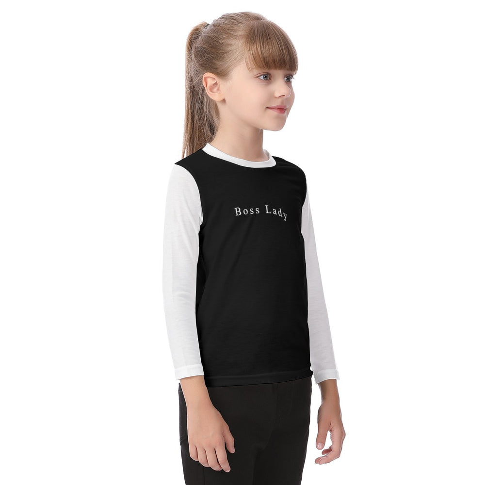 Kid's Round-Neck Long Sleeve T-shirt