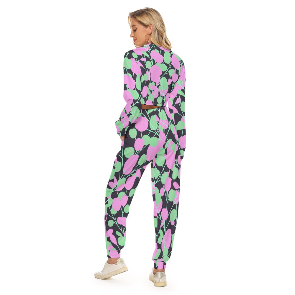 Women's Crop Sweatshirt Suit