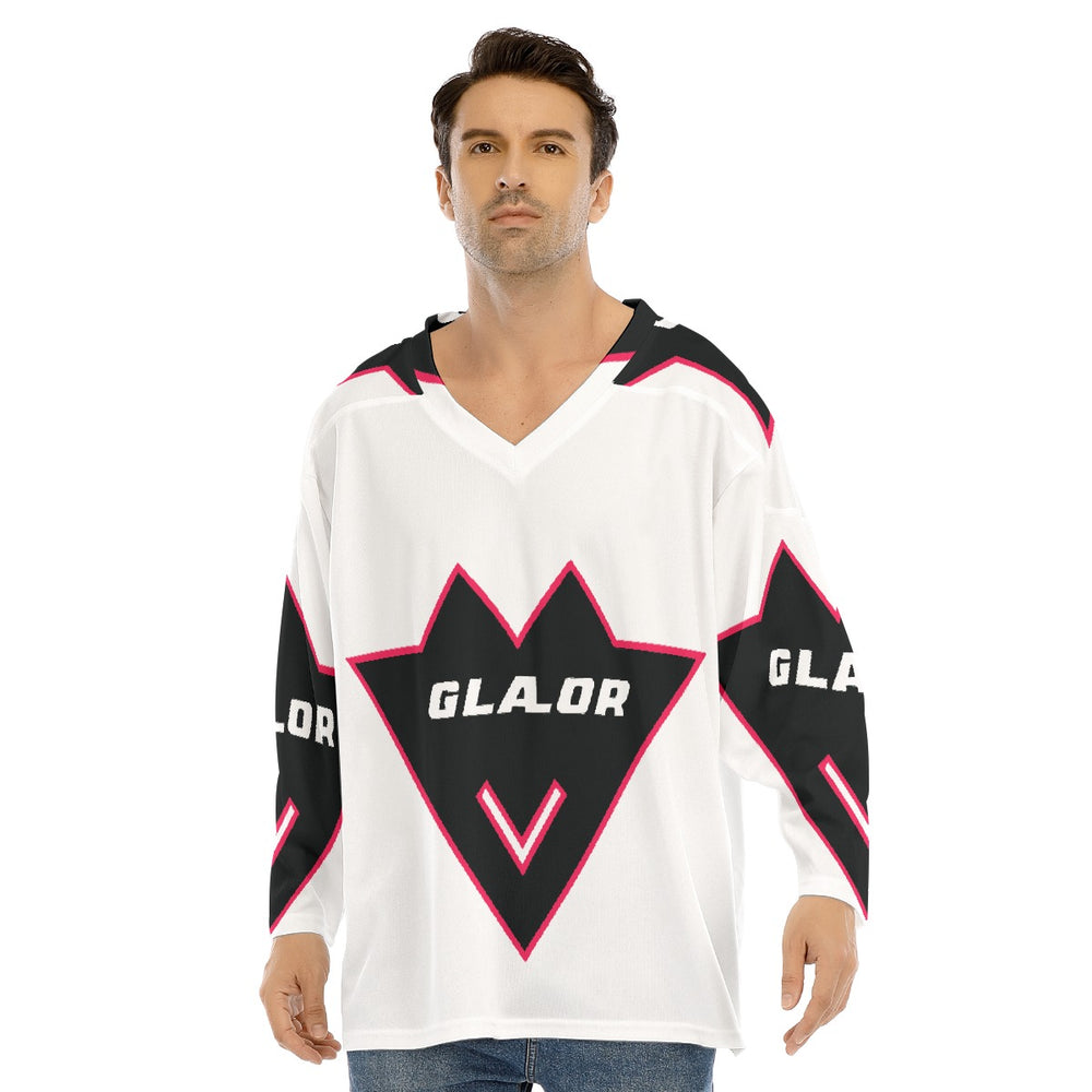 Men's V-neck Ice Hockey Jersey