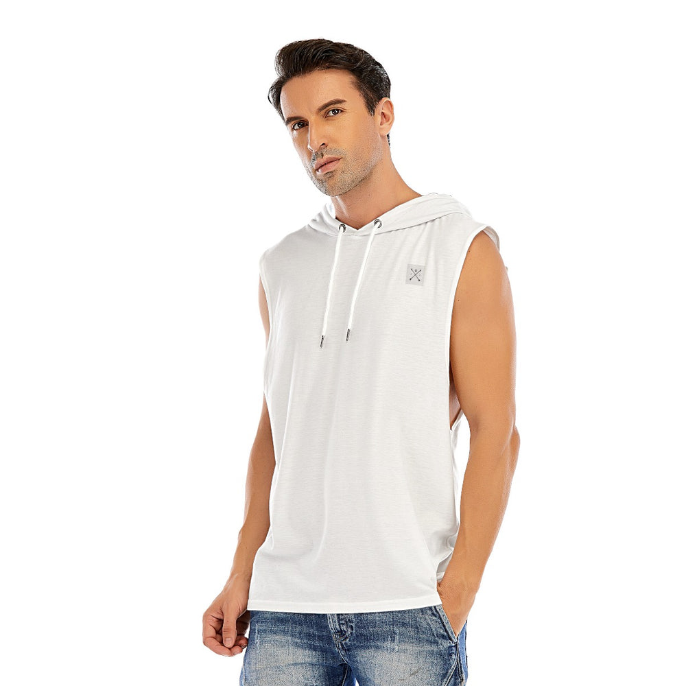 Men’s Sleeveless Pullover Hoodie